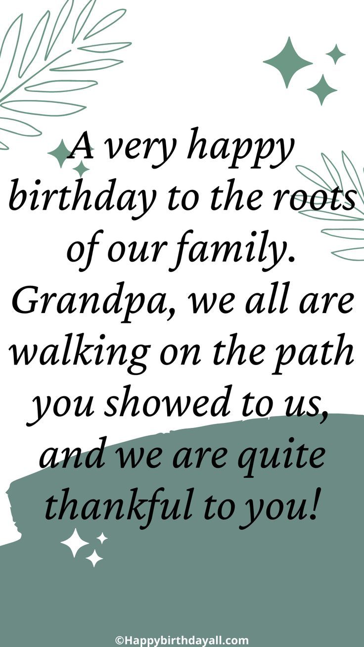 Sweet and Touching Happy Birthday Grandpa Quotes to Show Your Love