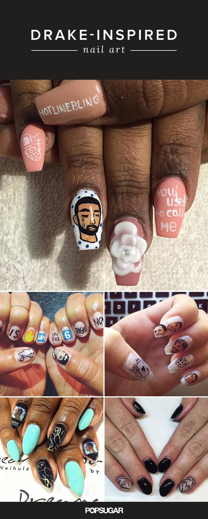 Drake Nail Decals: Unique Celebrity-Inspired Nail Art for Fans