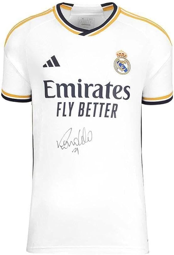 ronaldo autographed jersey