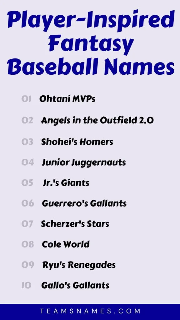 Creative League Names for Fantasy Baseball: Stand Out in 2024