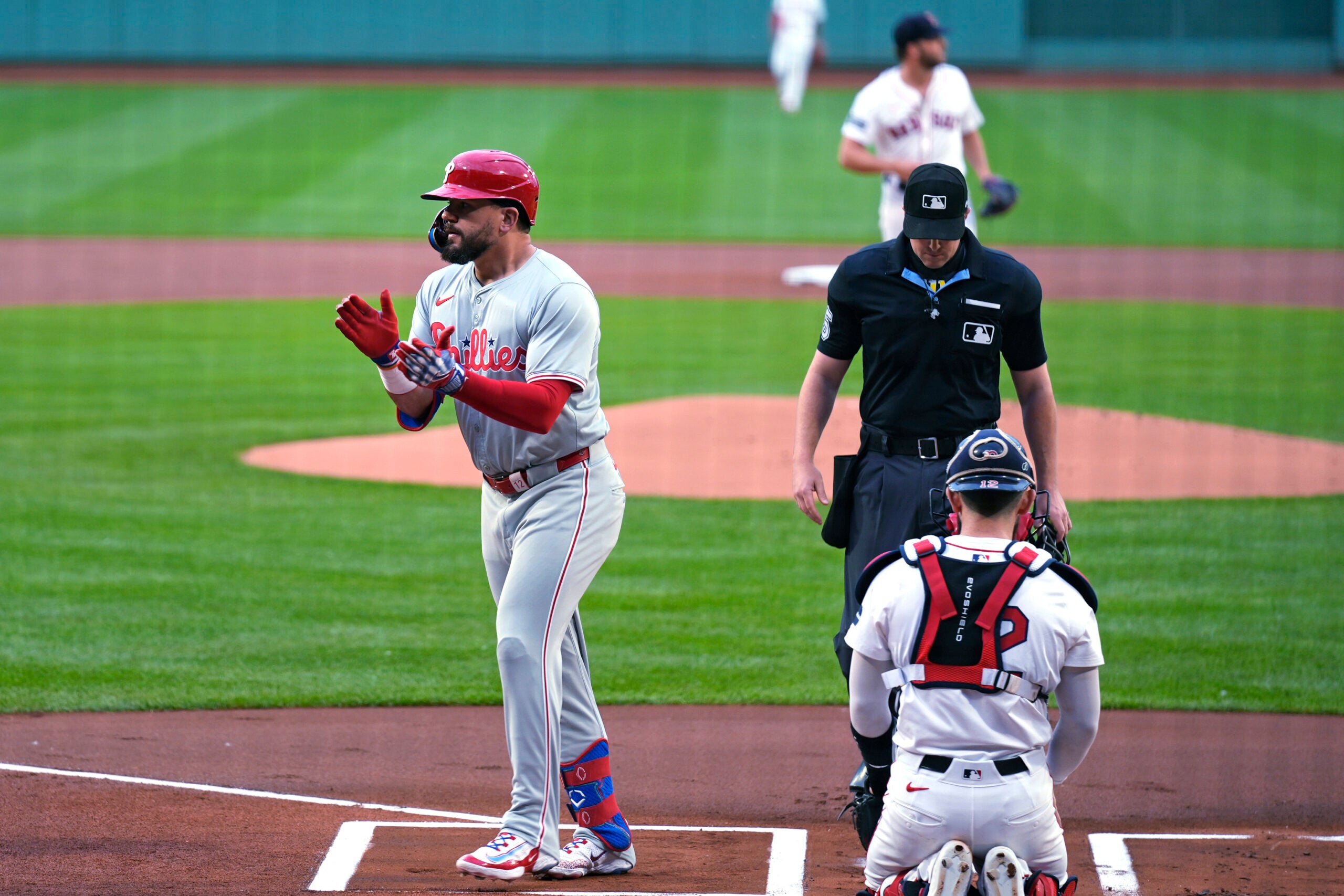 Philadelphia Phillies at Boston Red Sox: Schwarber Homers in 4-1 Victory