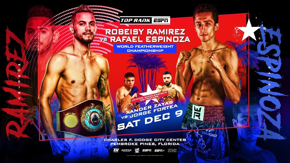 When to Watch Ramirez vs Espinoza: Full Fight Card on December 9