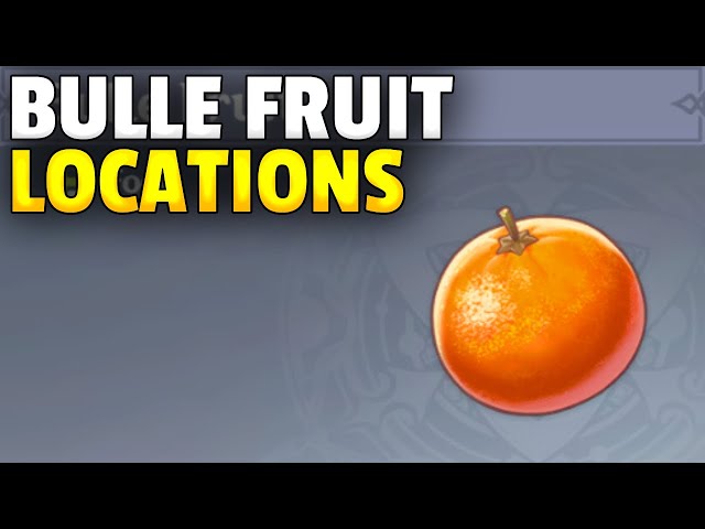 bulle fruit