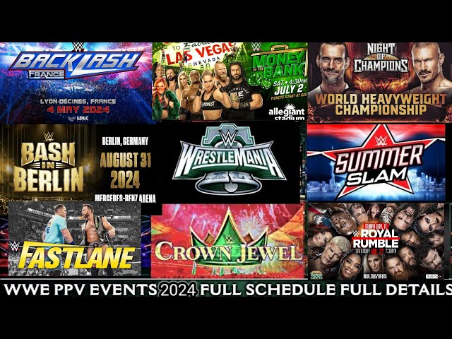 When Are the WWE PPVs in 2024? Full List of WWE Premium Live Events