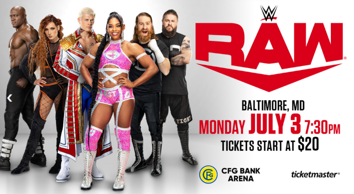 WWE Baltimore 2024: Plan Your Visit to RAW, SmackDown & WWE Live Tour