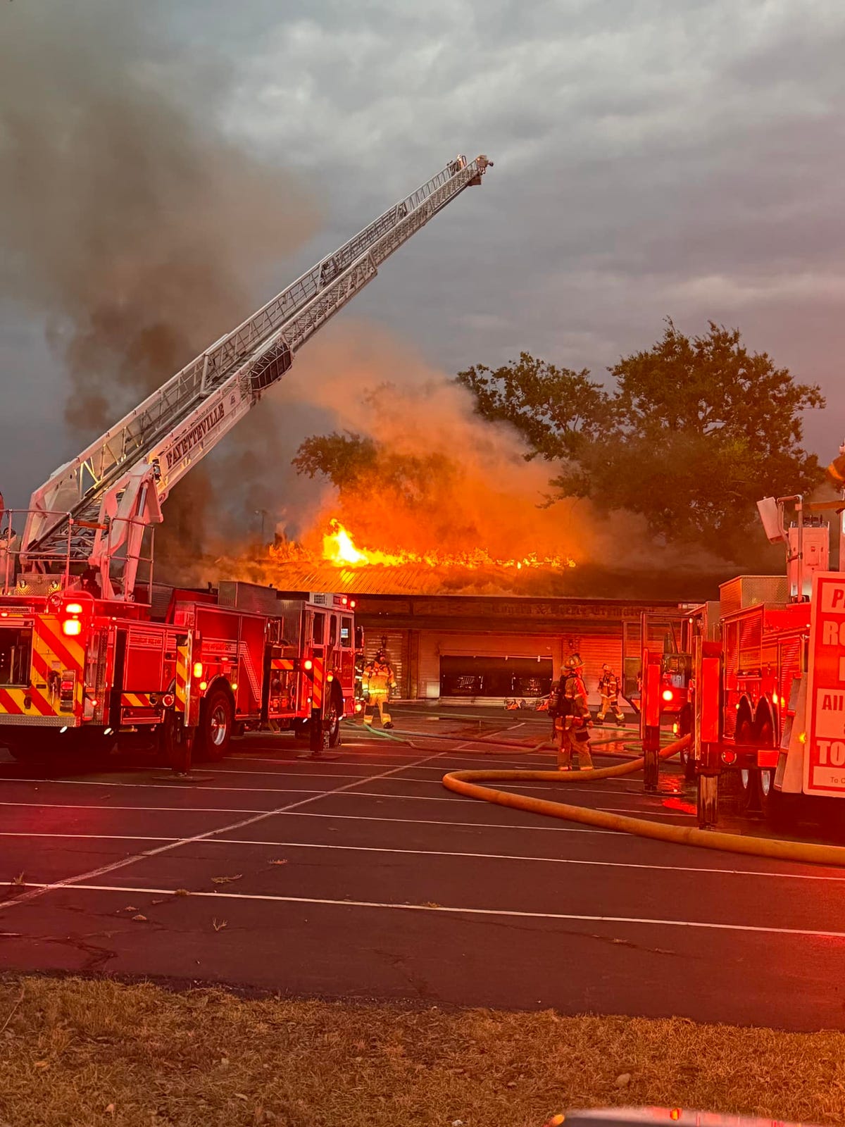 Fayetteville Fire Department Responds to Blaze at Rogers and Breece Funeral Home