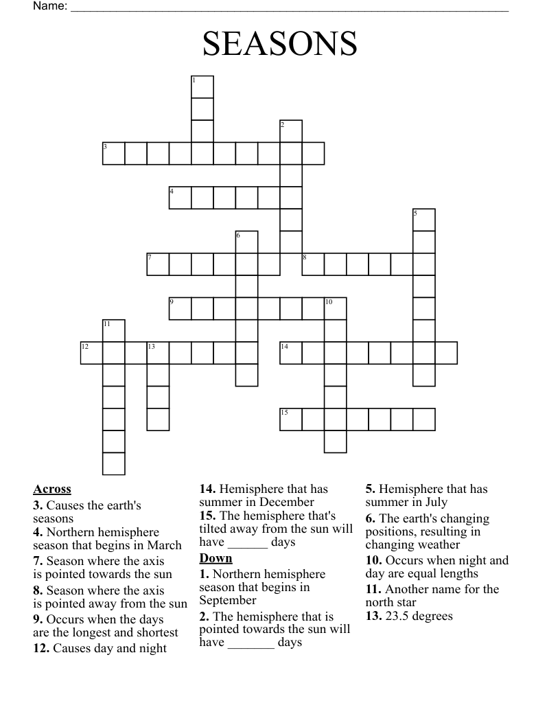 Your Guide to the Celebratory Seasons Crossword - Solutions Inside