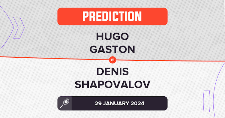 Hugo Gaston vs Denis Shapovalov Prediction: Who Will Win in 2024 ATP Montpellier Round of 32?