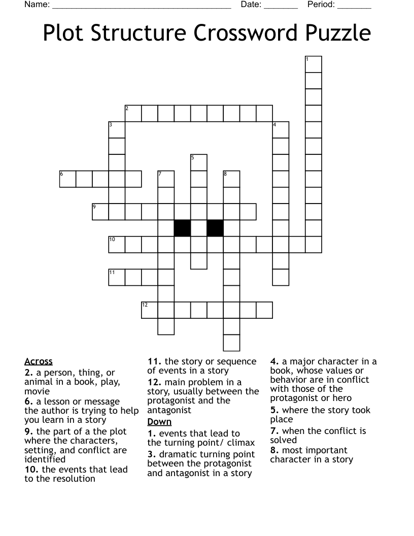 protagonist crossword