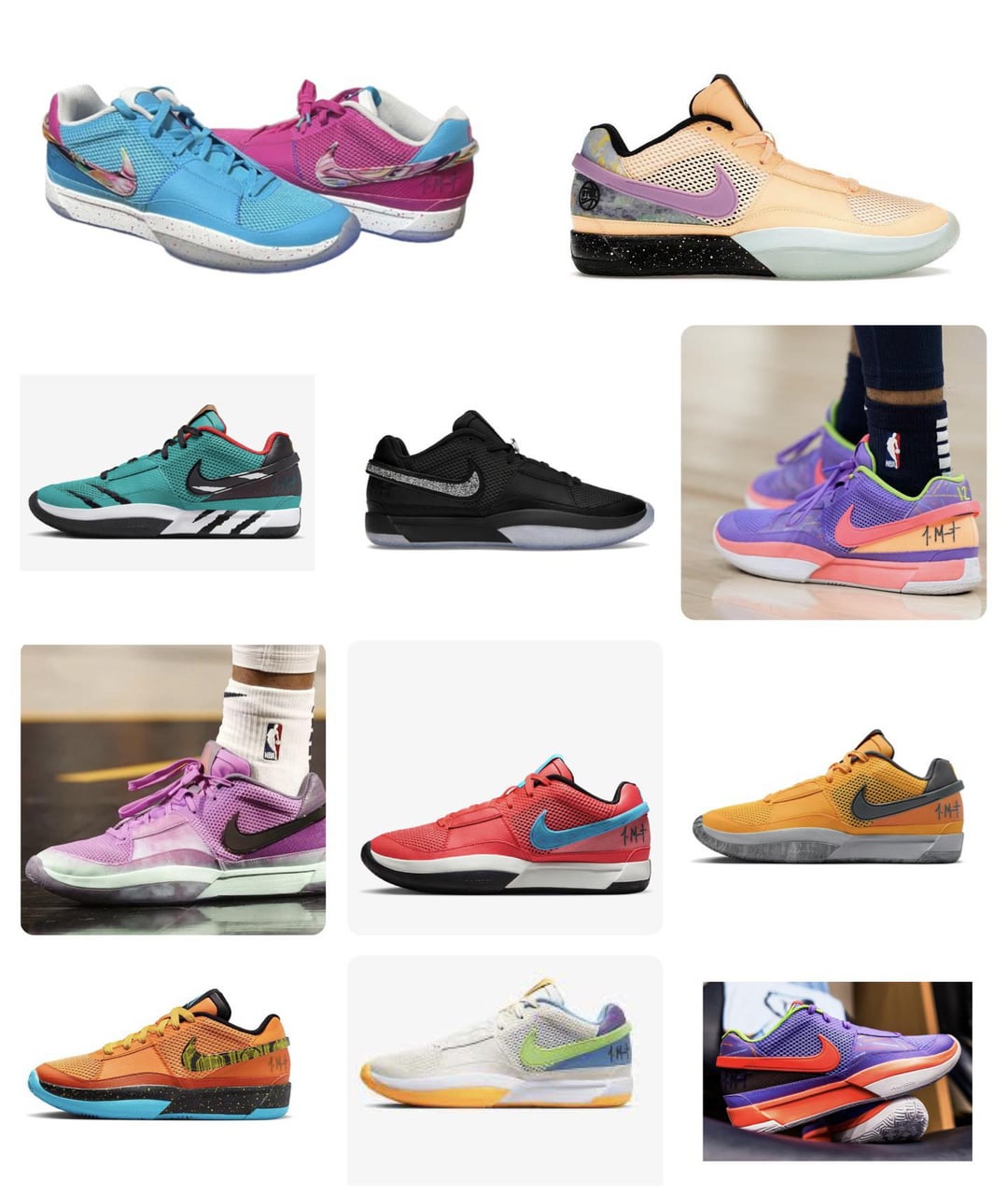 JA 1 upcoming colorways - which one is your favorite style?