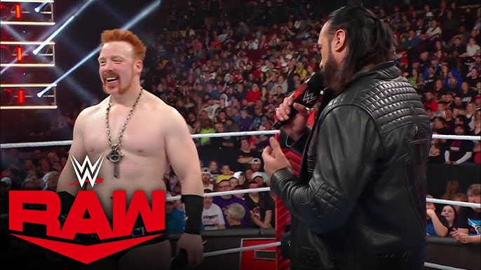 Sheamus Defeated, Drew McIntyre Breaks Character Momentarily