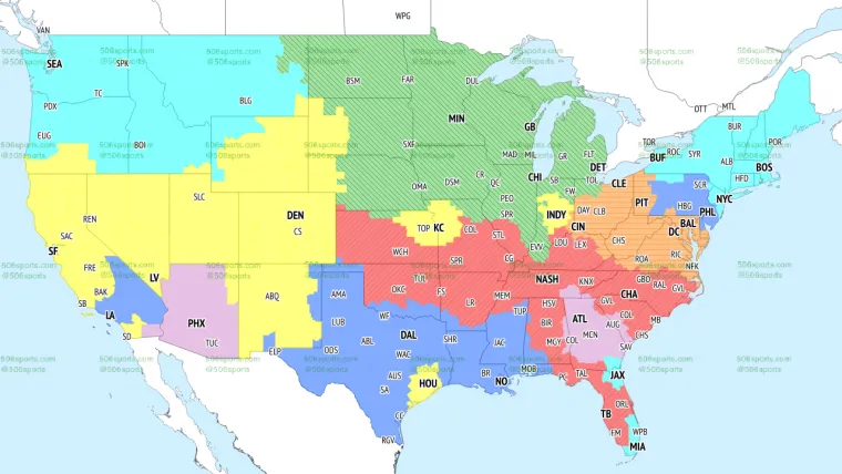 Dont Miss the Game! NFL Week 17 Coverage Map for 2023