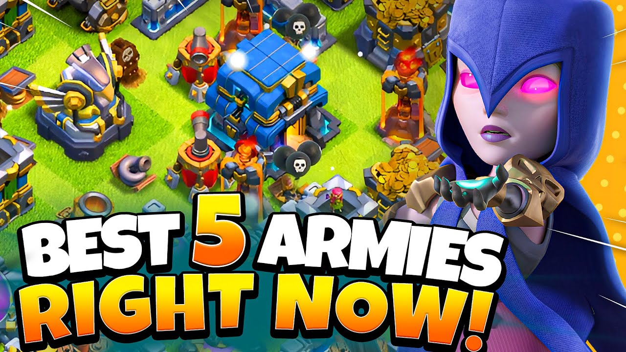 clash of clans armies 2024