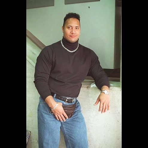 Rocking the Black Turtleneck: Dwayne Johnsons Style Guide