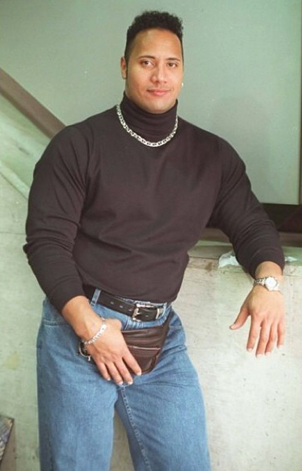 Rocking the Black Turtleneck: Dwayne Johnsons Style Guide