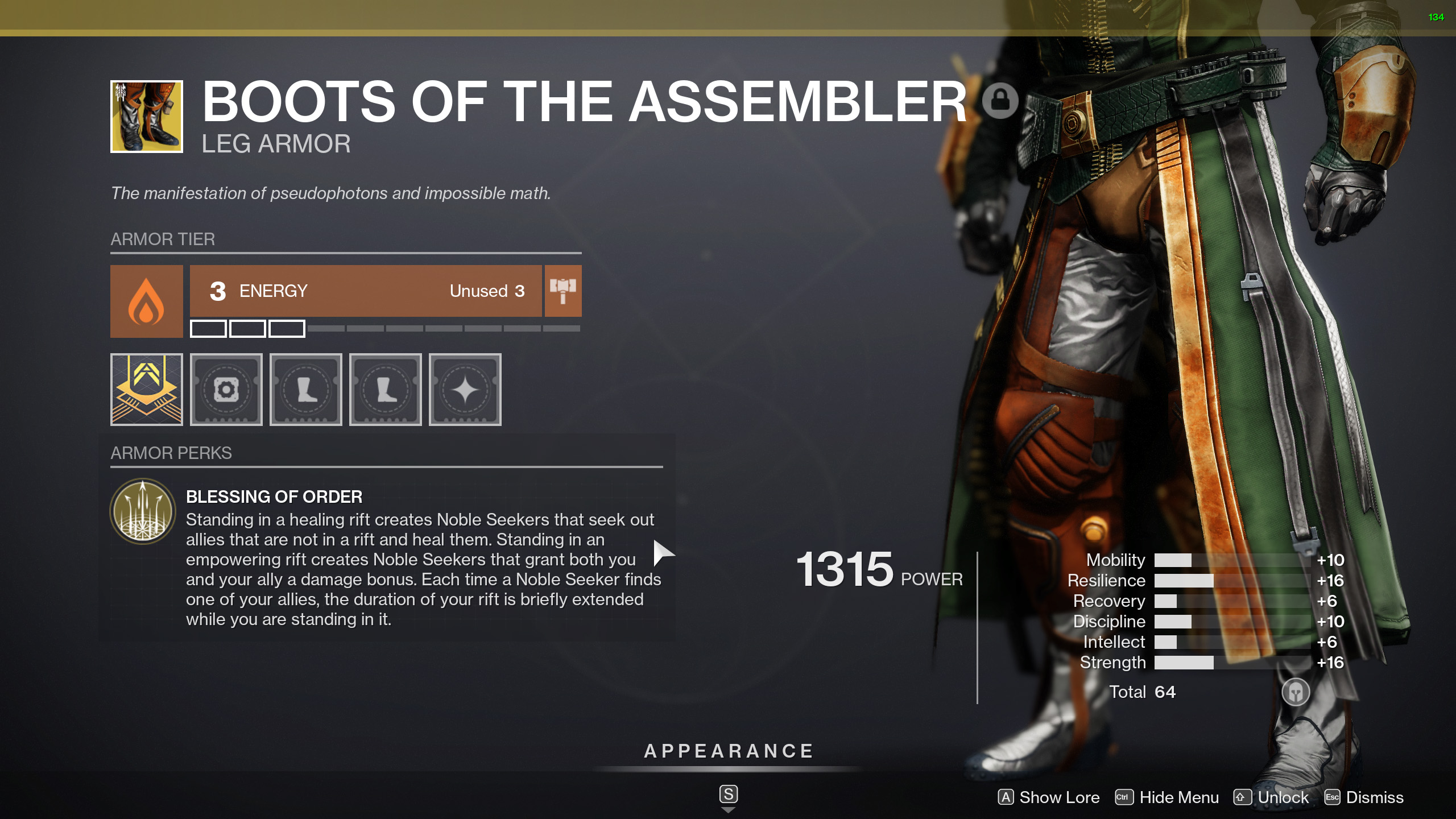 destiny 2 boots of the assembler