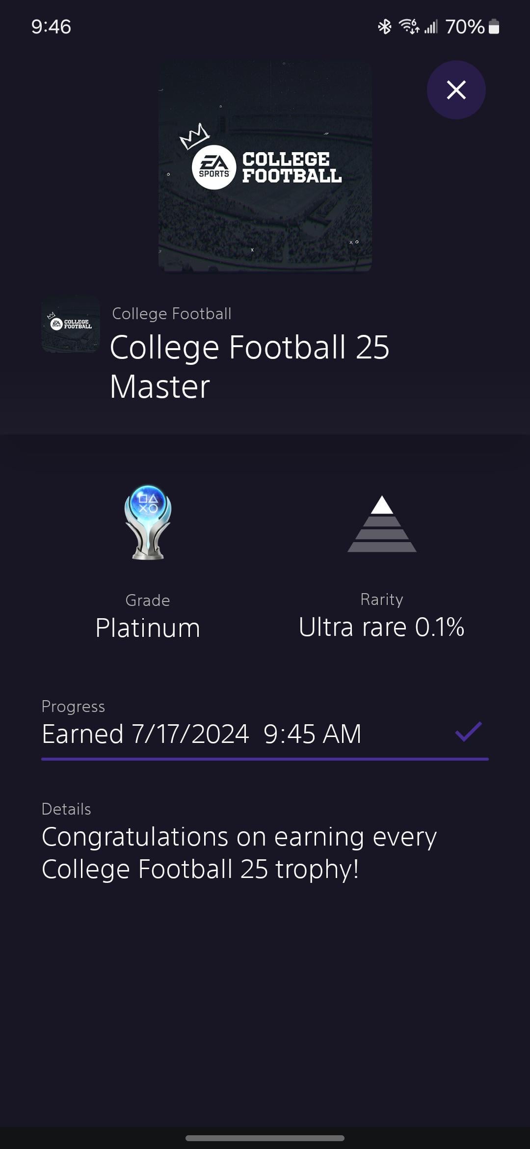 College Football 25 Platinum Trophy: How to Snag That Shiny Prize