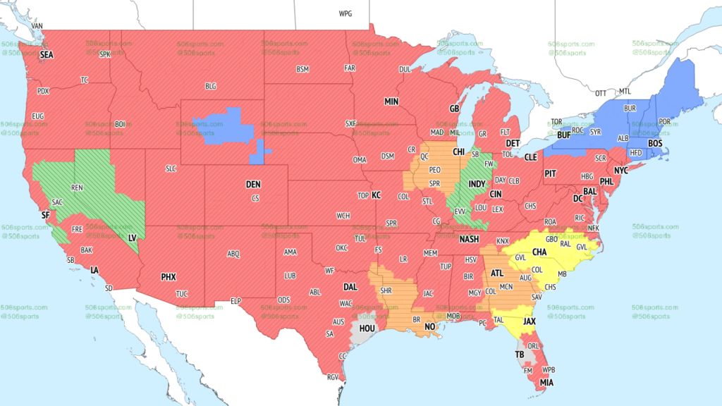 Dont Miss the Game! NFL Week 17 Coverage Map for 2023