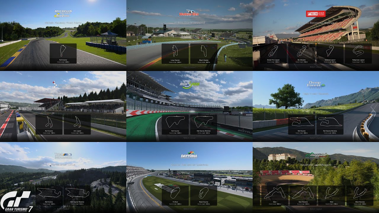 gran turismo 7 tracks