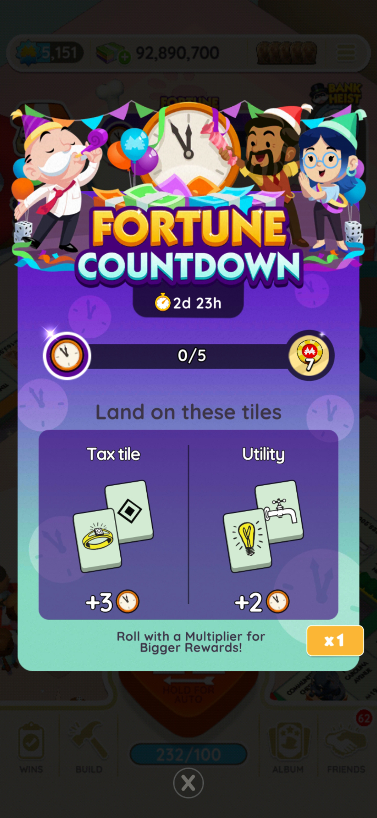 fortune countdown monopoly