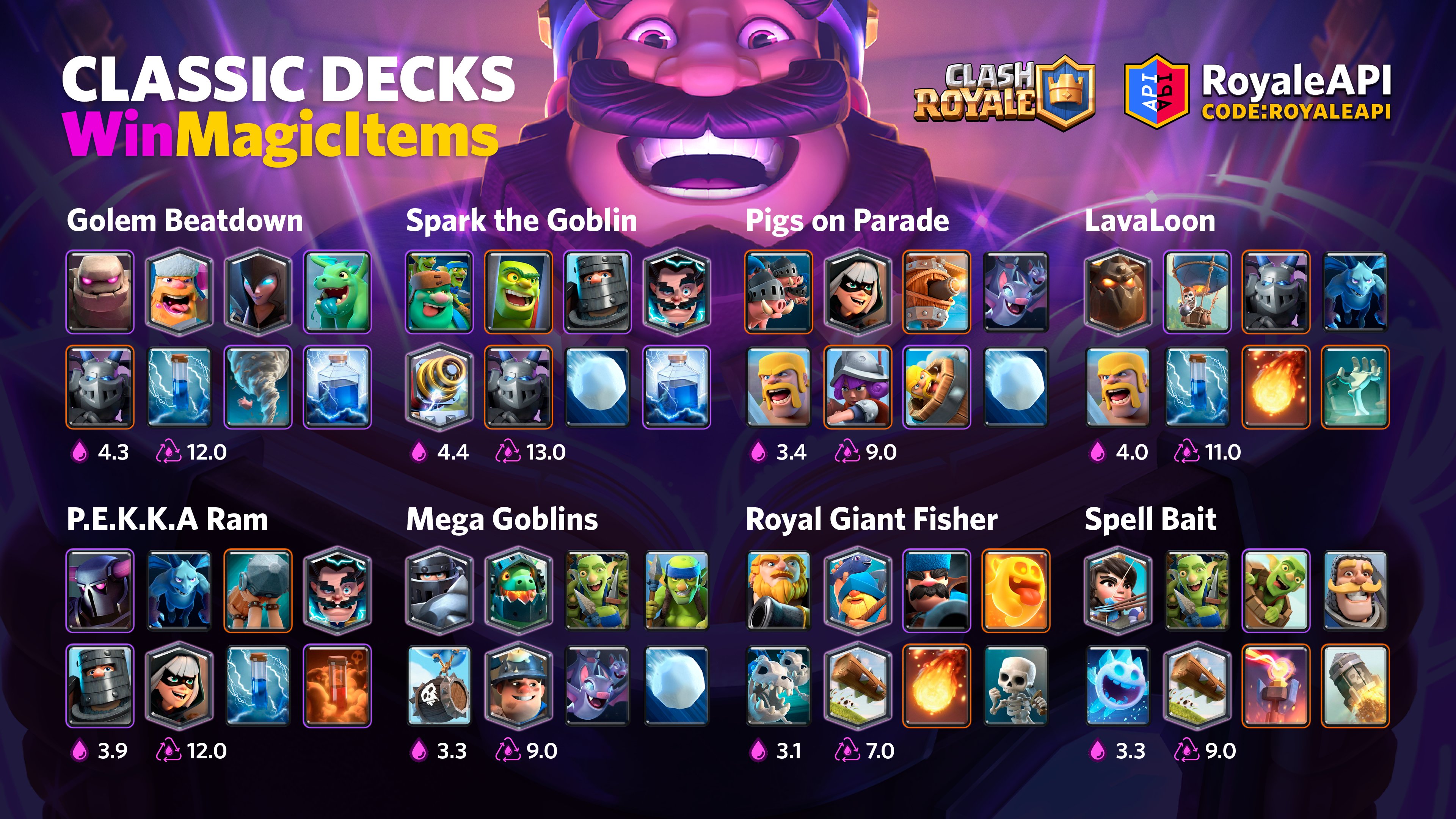 good classic challenge decks