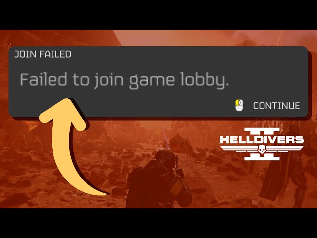 can't join anyone helldivers 2