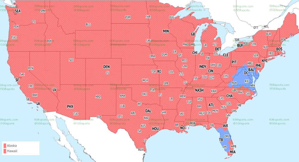 Week 1 NFL Games 2023: TV Schedule and Broadcasting Map