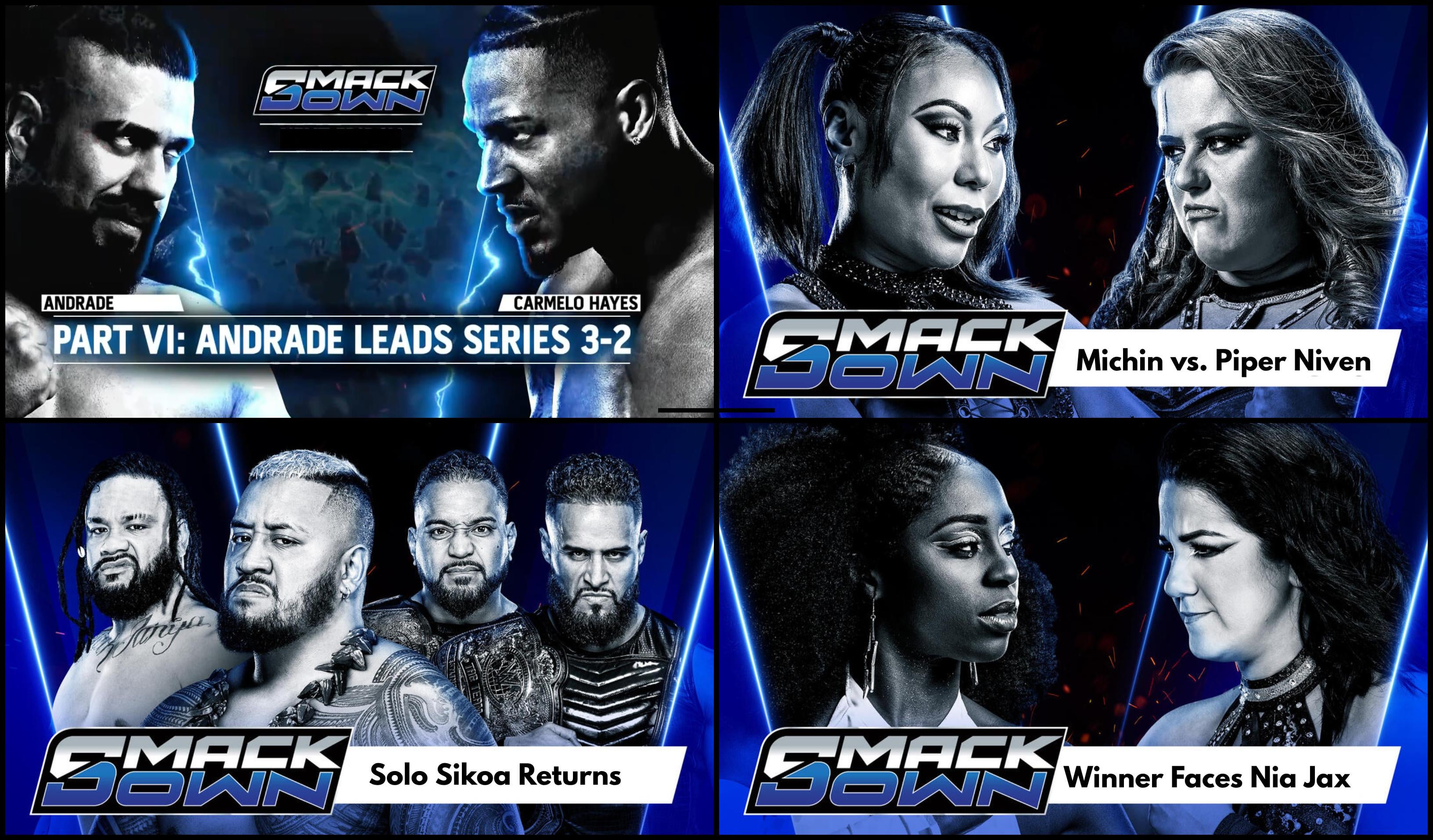 Find Out the SmackDown Card for Tonight (Complete Match List and Predictions)