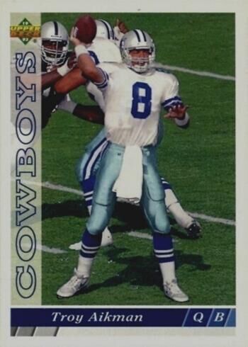 Whats the Rarest Troy Aikman Upper Deck Card?  A Look at the Most Sought-After Cards!