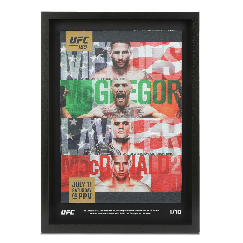 ufc 189 poster is it rare (Find out how valuable and collectible this specific poster is)