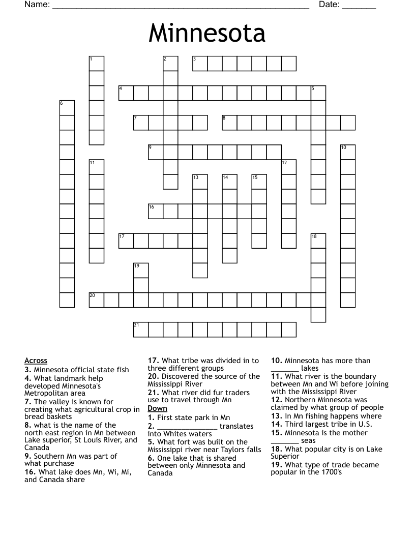 City in Minnesota Crossword: Simple Guide and Solutions for All Levels!