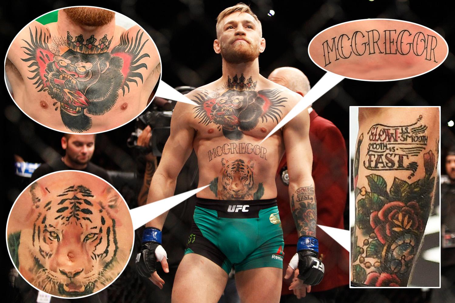 Conor McGregor Tattoos: A Full Breakdown of the Fighters Ink Collection!