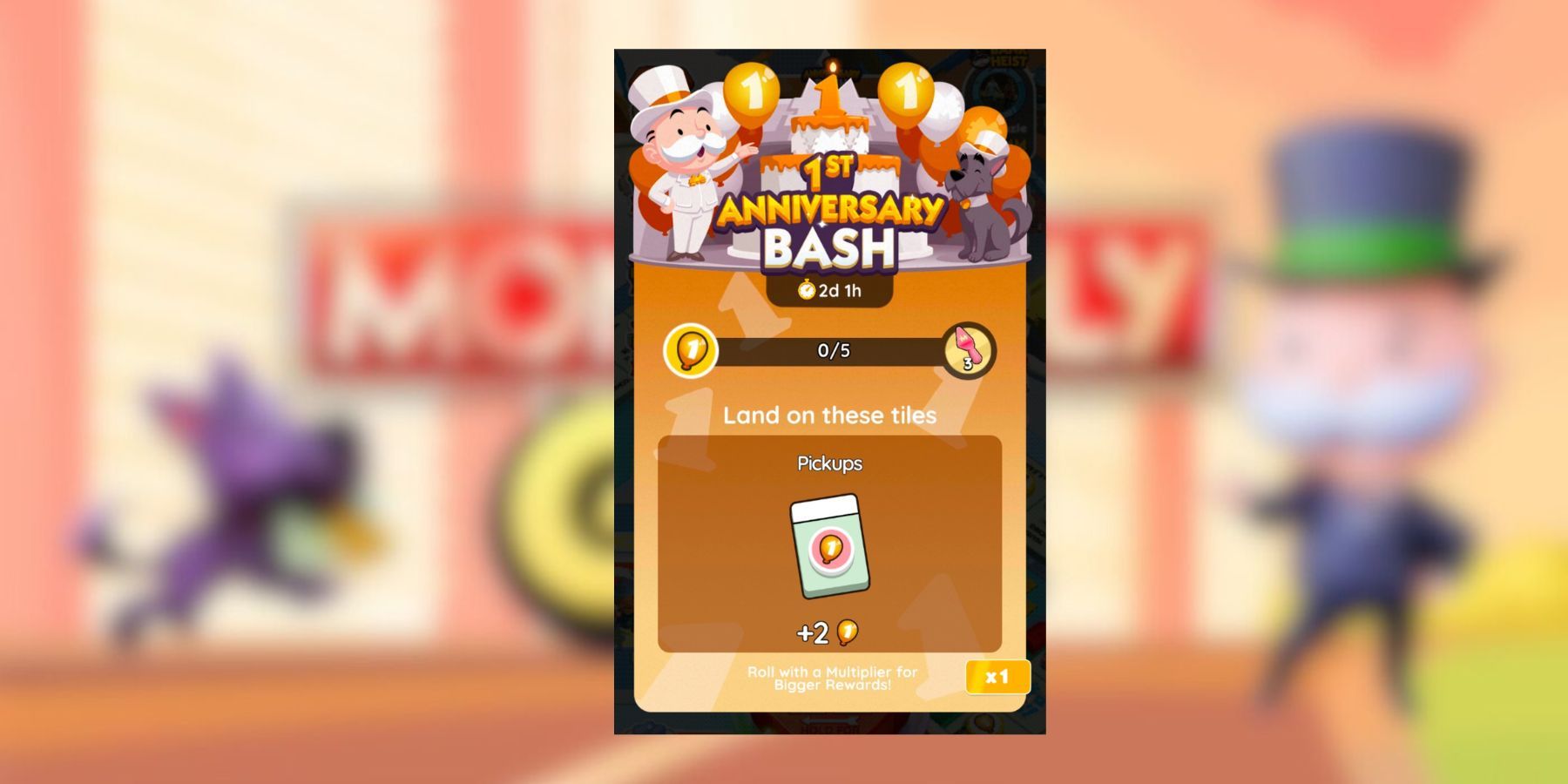 1st anniversary bash rewards