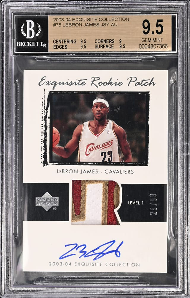 how much is a lebron rookie card worth? Here is a quick guide to current prices