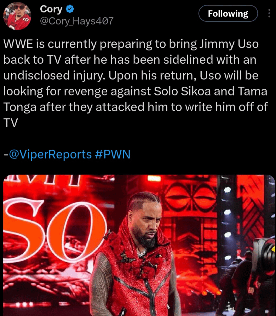 Fans ask when is Jimmy Uso coming back? Here is what we found out.