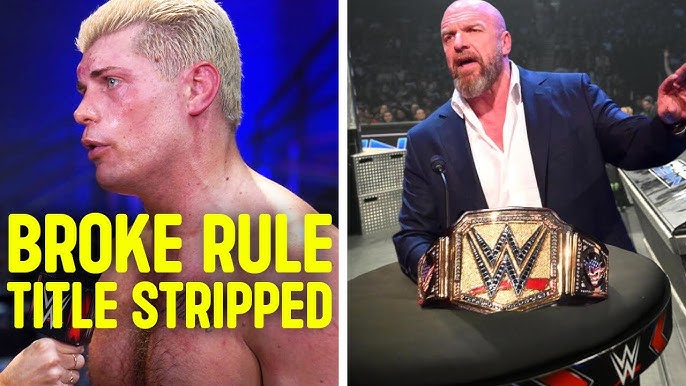 Shocking News: WWE Wrestler Stripped of Title! (Heres Everything You Need to Know)