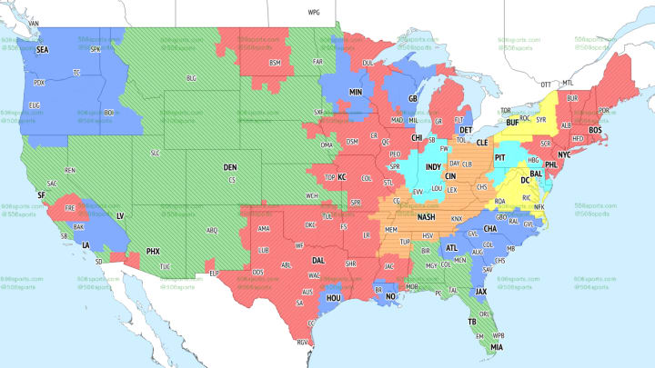 Confused about whos playing where?  The nfl week 3 coverage map 2023 is your guide to watching every game this weekend!