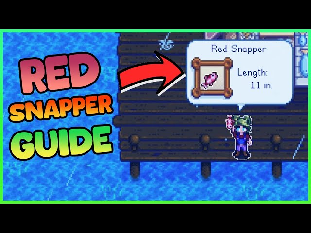 red snapper stardew valley