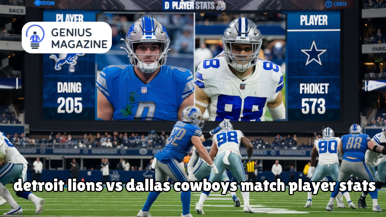 Dallas Cowboys vs Detroit Lions Match Player Stats: Who Were the Standout Performers in the Game?