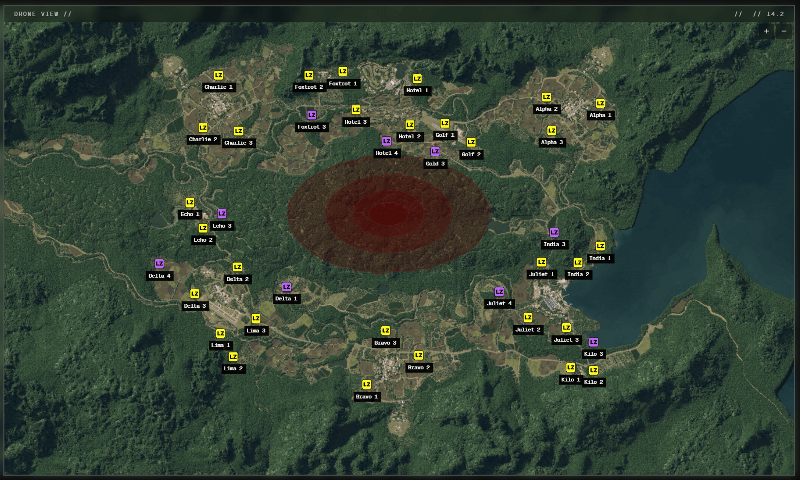 grayzone warfare lz map