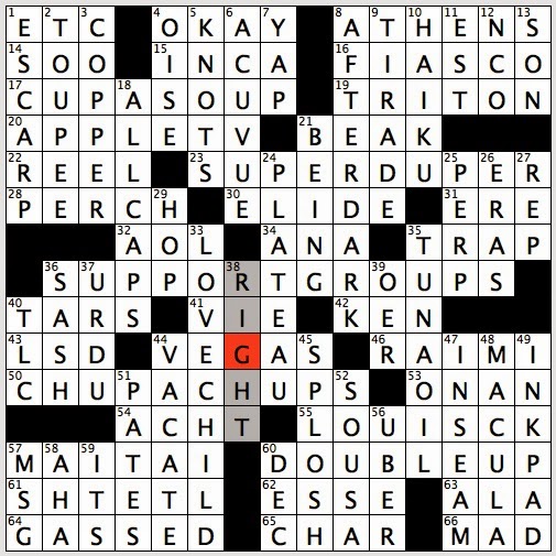 branded lollipops nyt crossword