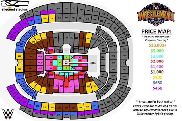 Want Front Row Wrestlemania Tickets? Here is How Much Youll Pay.