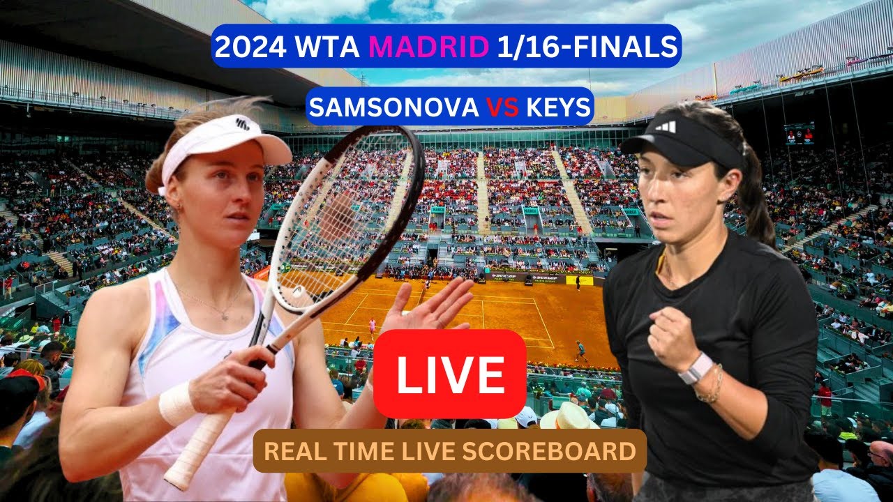 Madison Keys vs Liudmila Samsonova: Live Score Updates and Match Highlights