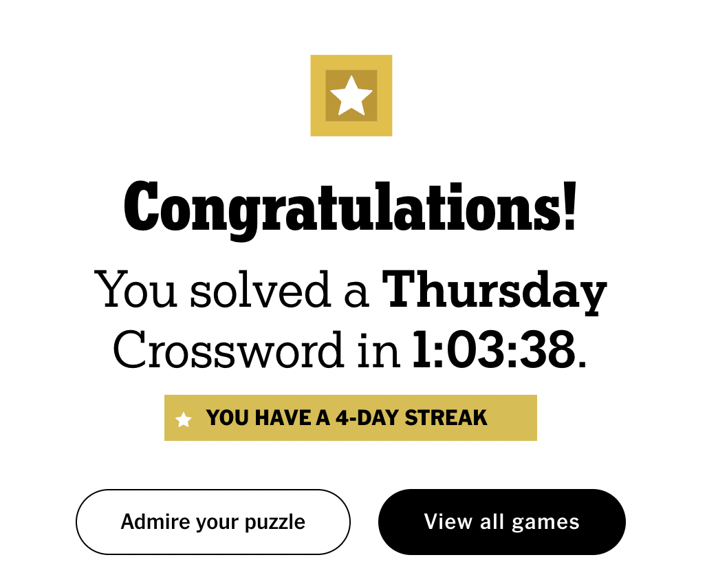 Solved! Congratulations NYT Crossword Clue - Get Help Now.