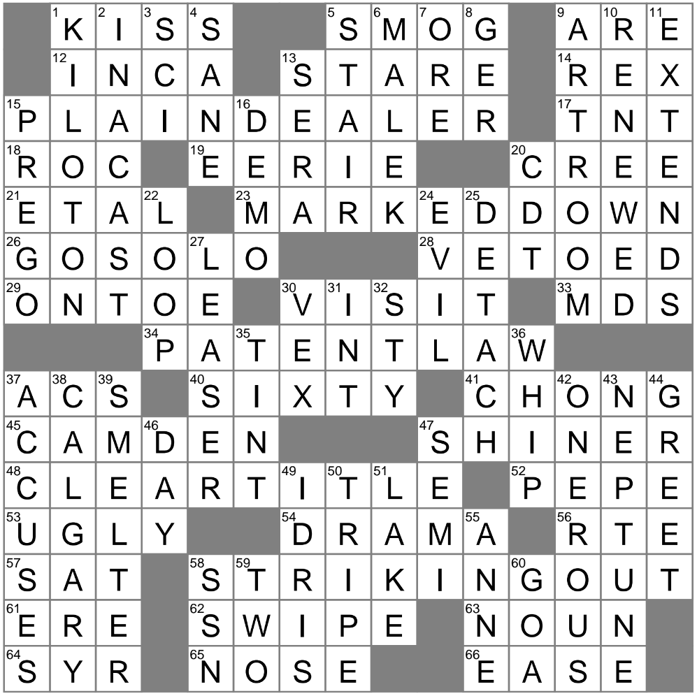 like an ideal follower crossword clue