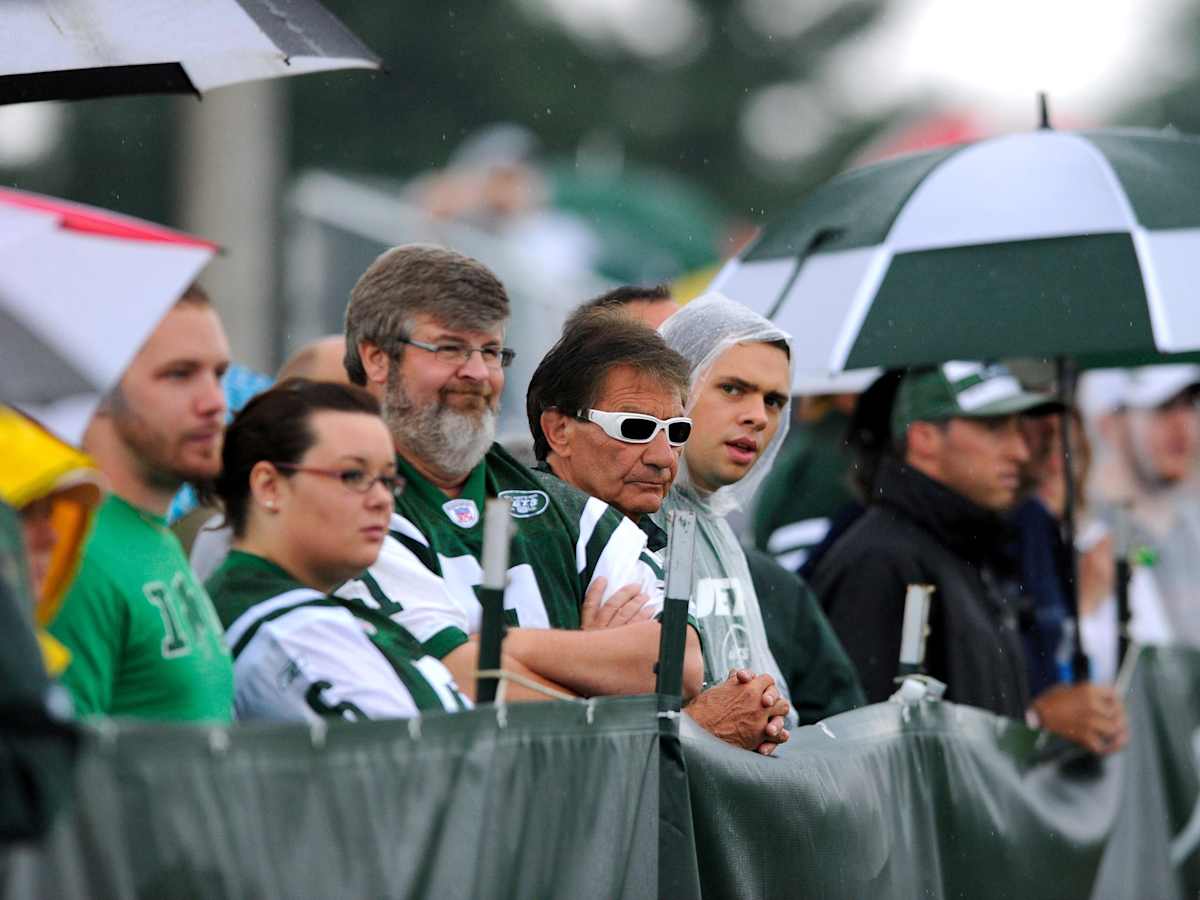 ny jets game weather report: Find out if you need an umbrella today.