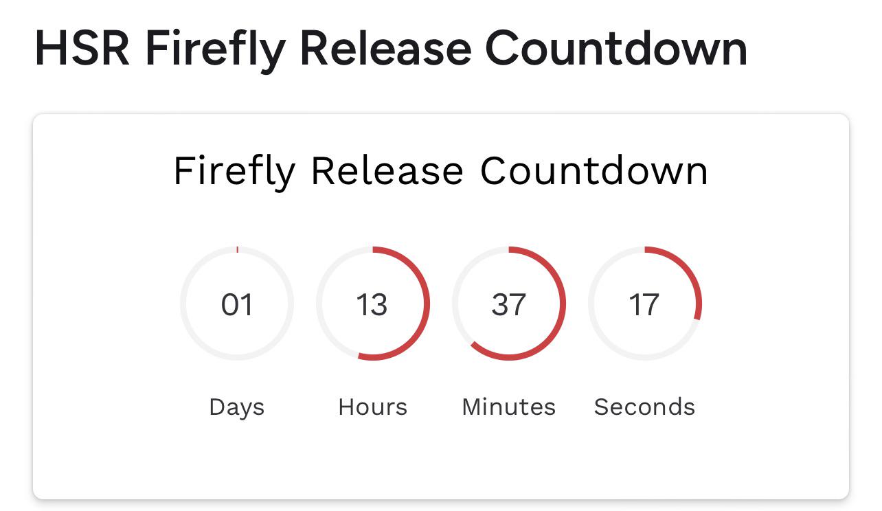 firefly countdown hsr