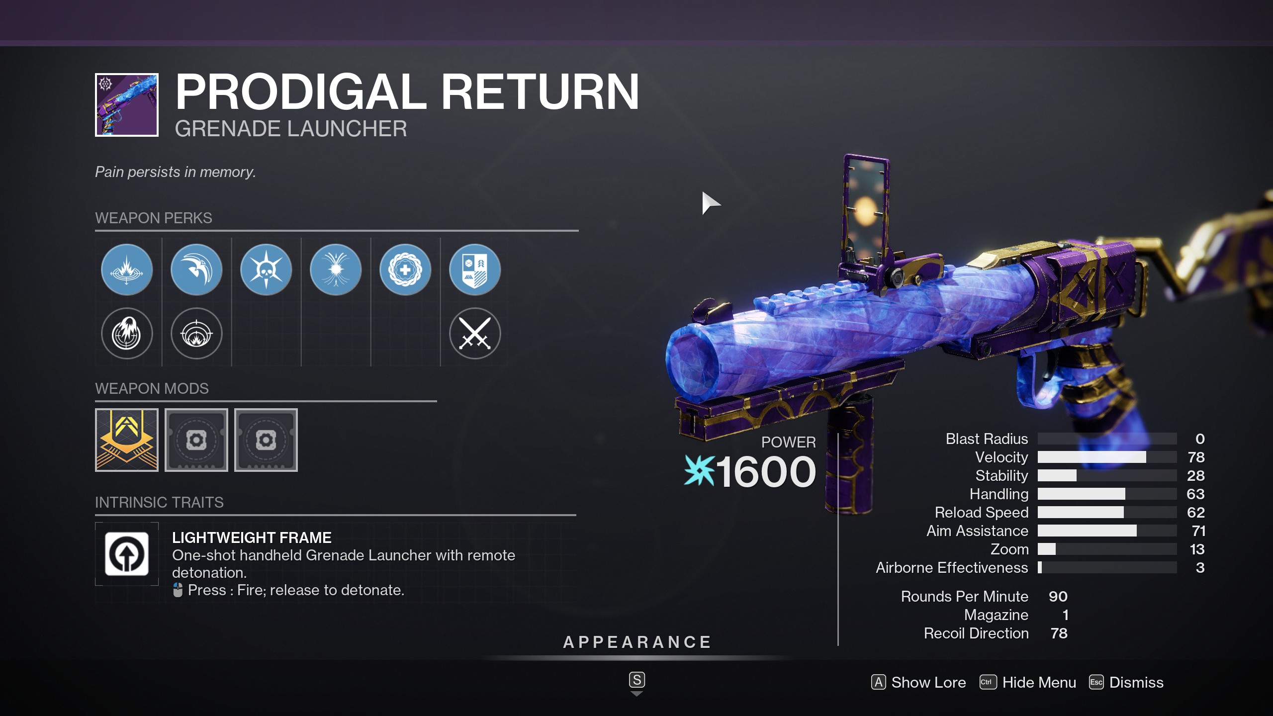 destiny 2 prodigal return